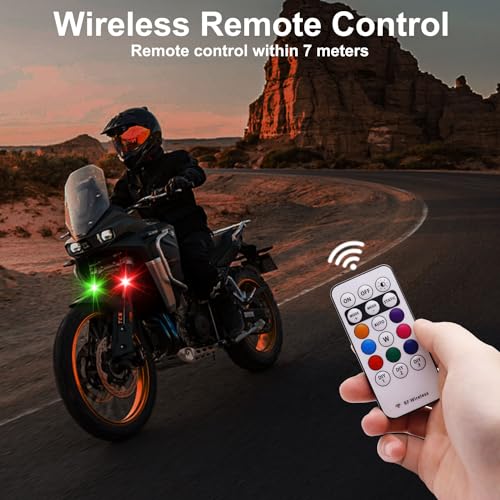 4PCS Wireless LED Strobe Lights