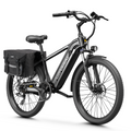 Aipas 24" Electric Mountain Bike Fat Tire 1100W City Bicycle -Commuter ebike